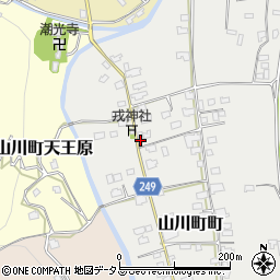 徳島県吉野川市山川町町219周辺の地図