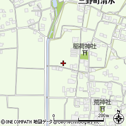 徳島県三好市三野町清水898周辺の地図