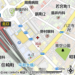 九州自慢　徳山店周辺の地図