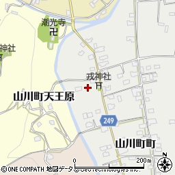 徳島県吉野川市山川町町342周辺の地図