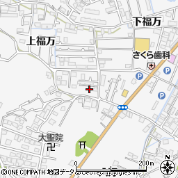 徳島県徳島市八万町上福万218-7周辺の地図