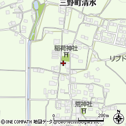 徳島県三好市三野町清水933周辺の地図