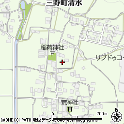 徳島県三好市三野町清水929-1周辺の地図