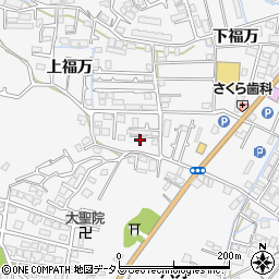 徳島県徳島市八万町上福万218-11周辺の地図