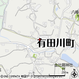 和歌山県有田郡有田川町奥1025周辺の地図