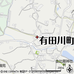 和歌山県有田郡有田川町奥82周辺の地図