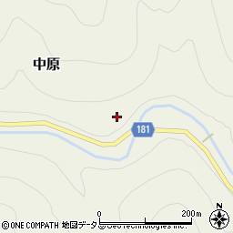 和歌山県有田郡有田川町中原68周辺の地図