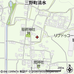 徳島県三好市三野町清水925周辺の地図