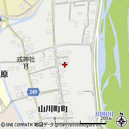 徳島県吉野川市山川町町200周辺の地図
