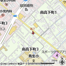 伊予銀行鳥生支店周辺の地図