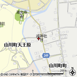 徳島県吉野川市山川町町345周辺の地図