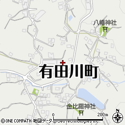 和歌山県有田郡有田川町奥1031周辺の地図