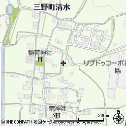 徳島県三好市三野町清水954周辺の地図