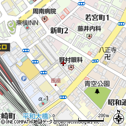 山口県周南市銀南街49周辺の地図