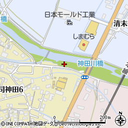 神田川橋周辺の地図