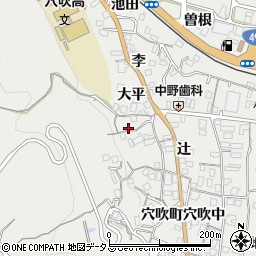 徳島県美馬市穴吹町穴吹大平周辺の地図