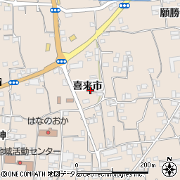 徳島県美馬市美馬町喜来市51周辺の地図