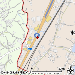 トヨタレンタリース和歌山有田店周辺の地図