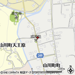 徳島県吉野川市山川町町217周辺の地図