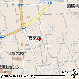 徳島県美馬市美馬町喜来市51-10周辺の地図