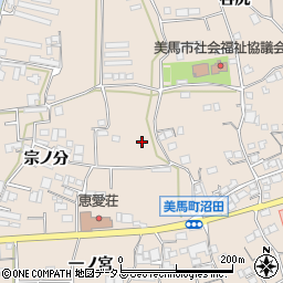 徳島県美馬市美馬町宗ノ分周辺の地図