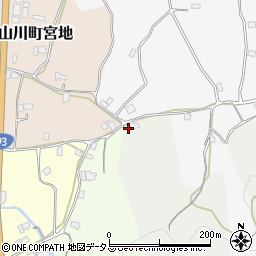 徳島県吉野川市山川町境谷78周辺の地図