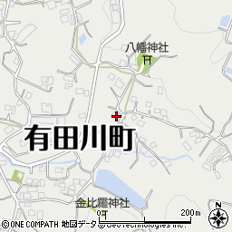 和歌山県有田郡有田川町奥1038周辺の地図