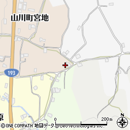徳島県吉野川市山川町宮地1周辺の地図