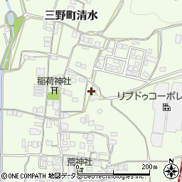 徳島県三好市三野町清水952周辺の地図