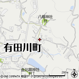 和歌山県有田郡有田川町奥1248-1周辺の地図