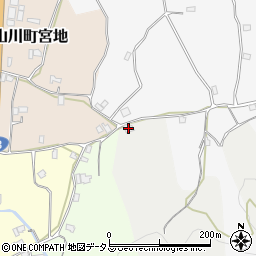 徳島県吉野川市山川町境谷周辺の地図
