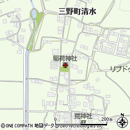 徳島県三好市三野町清水918周辺の地図