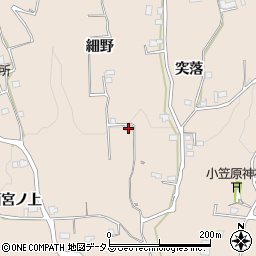 徳島県美馬市美馬町細野周辺の地図