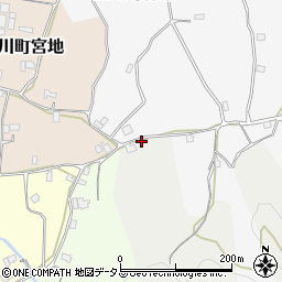 徳島県吉野川市山川町境谷77周辺の地図