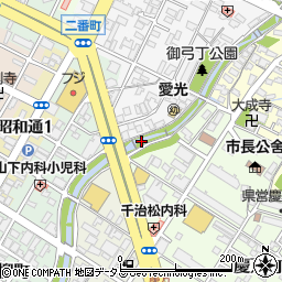 東川橋周辺の地図