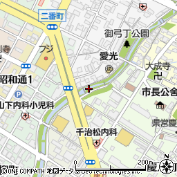 東川橋周辺の地図