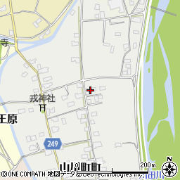 徳島県吉野川市山川町町202周辺の地図