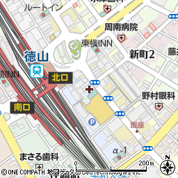 山口県周南市銀座1丁目25周辺の地図