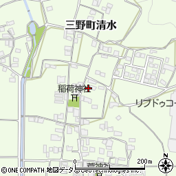 徳島県三好市三野町清水921周辺の地図