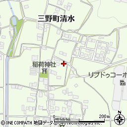 徳島県三好市三野町清水922周辺の地図