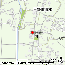 徳島県三好市三野町清水903-1周辺の地図