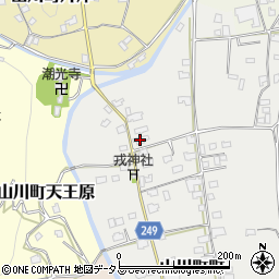 徳島県吉野川市山川町町376周辺の地図
