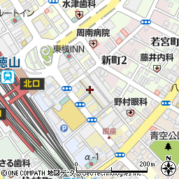 山口県周南市銀座1丁目19周辺の地図