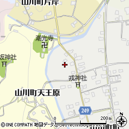 徳島県吉野川市山川町町364周辺の地図