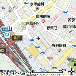 山口県周南市銀座1丁目14周辺の地図