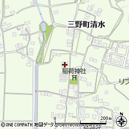 徳島県三好市三野町清水905周辺の地図