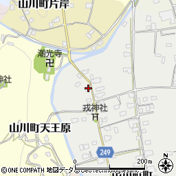 徳島県吉野川市山川町町372周辺の地図