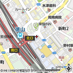 みずほ銀行徳山支店 ＡＴＭ周辺の地図