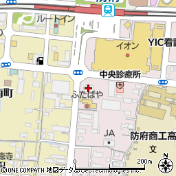 西京銀行防府支店周辺の地図