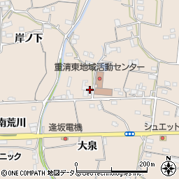 徳島県美馬市美馬町大泉周辺の地図